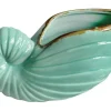 Pflanzgefäß Muschel 10 cm x 19 cm x 10 cm Grün