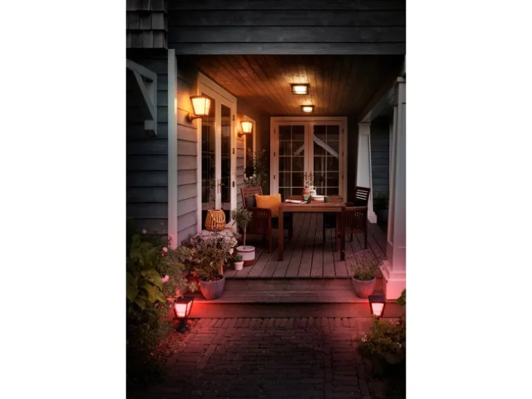 Philips Hue White & Color Amb. Econic LED-Laternenleuchte stehend