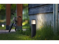 Philips myGarden LED-Sockelleuchte Stock Anthrazit