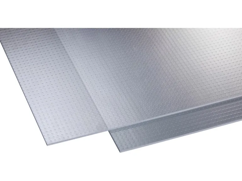 Polystyrol-Platte 2,5 mm "Carree" Transparent 1000 mm x 1000 mm