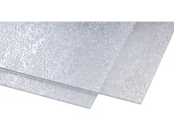 Polystyrol-Platte 5 mm "Tropfen" Transparent 2000 mm x 1000 mm