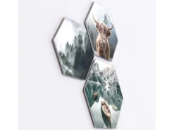 Pro Art Bildkacheln Cut-Out Forest Lake Atmosphere 3 Stk. 50 cm x 50 cm
