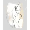 Pro Art Dekopanel Female Abstract Line Art II 40 cm x 30 cm
