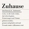 Pro Art Dekopanel Zuhause auf Holz 30 cm x 30 cm