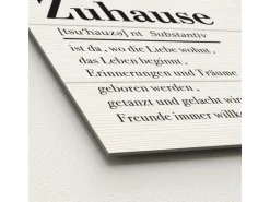 Pro Art Dekopanel Zuhause auf Holz 30 cm x 30 cm