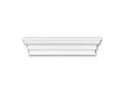 PROFHOME 155004 Byblos Regalfront Zierelement Stuckdekor, 23,1 cm x 5,0 cm x 4,3 cm Weiß