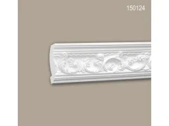 PROFHOME 150124 Eckleisten 1 Karton Set mit 10 Zierleisten 20 m Weiß