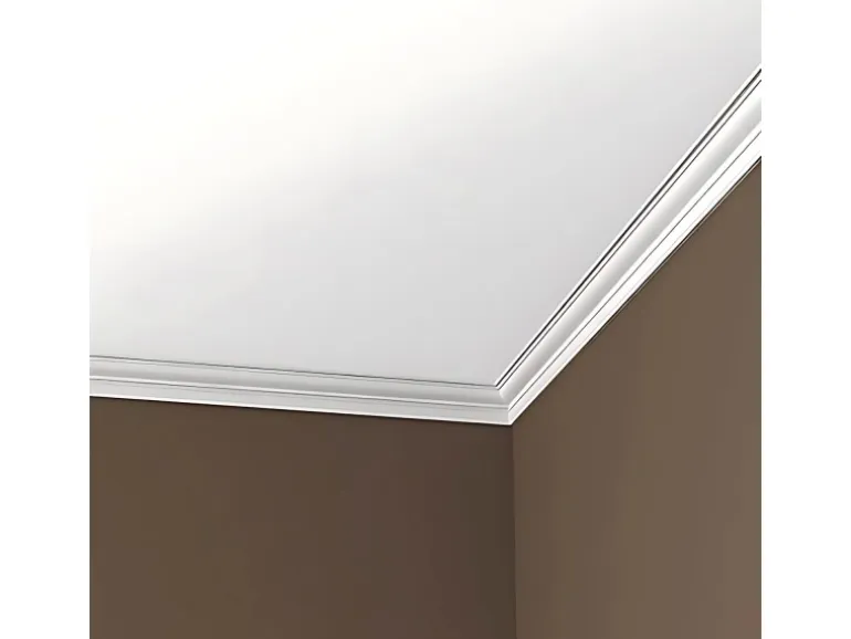 PROFHOME 150171 Eckleisten 1 Karton Set mit 36 Zierleisten 72 m Weiß