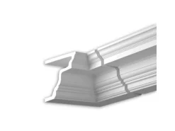 PROFHOME 431321 InnenwinkelAußenstuck Eckelement Fassaden Element 35,8 cm x 35,8 cm x 20,2 cm Weiß