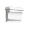 PROFHOME 483002 Konsole Außenstuck Zierelement Fassaden Element 17,4 cm x 4,8 cm x 11,6 cm Weiß