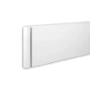 PROFHOME 403131 Stirnelement Außenstuck Zierelement Fassaden Element 3 cm x 3 cm x 24,4 cm Weiß