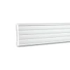 PROFHOME 151316 Wand- und Friesleiste Stuckleiste Zierleiste Wandleiste 2 m 200 cm x 1,8 cm x 9 cm Weiß