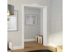 PROFHOME 151310 Wand- und Friesleiste Stuckleiste Zierleiste Wandleiste 2 m 200 cm x 1,9 cm x 9,6 cm Weiß