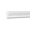 PROFHOME 151346 Wand- und Friesleiste Stuckleiste Zierleiste Wandleiste 2 m 200 cm x 1,6 cm x 3,4 cm Weiß