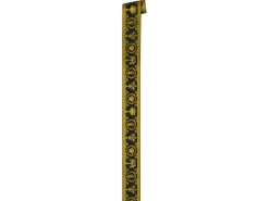 PROFHOME 343051-GU Exklusive Luxus Tapete Barock Matt Gold Gelb Schwarz 0,45 m2 0,09 m x 5,00 m 0,45 m2 Gold