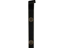 PROFHOME 935224-GU Exklusive Luxus Tapete Ornament glänzend Schwarz Gold 0,65 m2 0,13 m x 5,00 m 0,65 m2 Schwarz