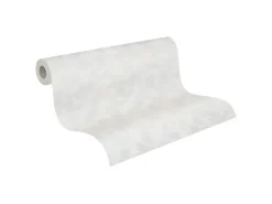 PROFHOME 153319-GU Spachtel Putz Tapete Struktur Matt Weiß 1,06 m x 25,00 m 26,50 m2 Weiß