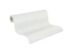 PROFHOME 587114-GU Spachtel Putz Tapete Struktur Matt Weiß 1,06 m x 25,00 m 26,50 m2 Weiß
