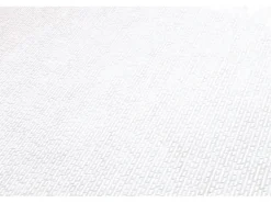 PROFHOME 305817-GU Struktur Tapete Uni Matt Weiß 0,53 m x 10,05 m 5,33 m2 Weiß