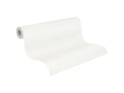 PROFHOME 310019-GU Struktur Tapete Spachteloptik Matt Weiß 1,06 m x 25,00 m 26,50 m2 Weiß
