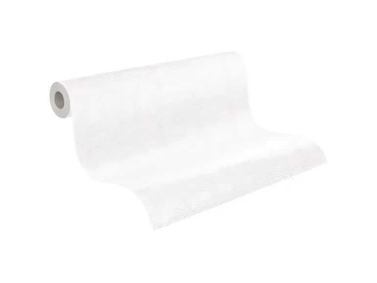 PROFHOME 961419-GU Struktur Tapete Uni Matt Weiß 1,06 m x 25,00 m 26,50 m2 Weiß