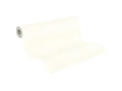 PROFHOME 350671-GU Struktur Tapete Gestreiftes Muster Matt Weiß 22,26 m2 1,06 m x 21,00 m 22,26 m2 Weiß