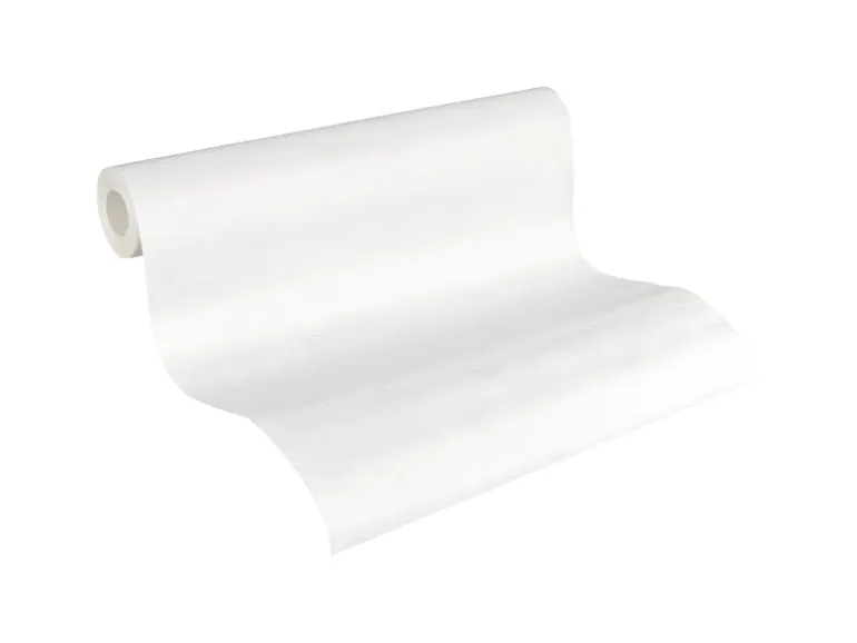 PROFHOME 928818-GU Struktur Tapete Spachteloptik Matt Weiß 0,53 m x 10,05 m 5,33 m2 Weiß