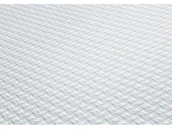 PROFHOME 935271-GU Struktur Tapete Textiloptik Matt Weiß 0,53 m x 10,05 m 5,33 m2 Weiß