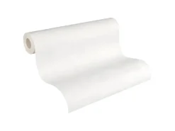 PROFHOME 167613-GU Struktur Tapete Abstrakt Matt Weiß 0,53 m x 10,05 m 5,33 m2 Weiß