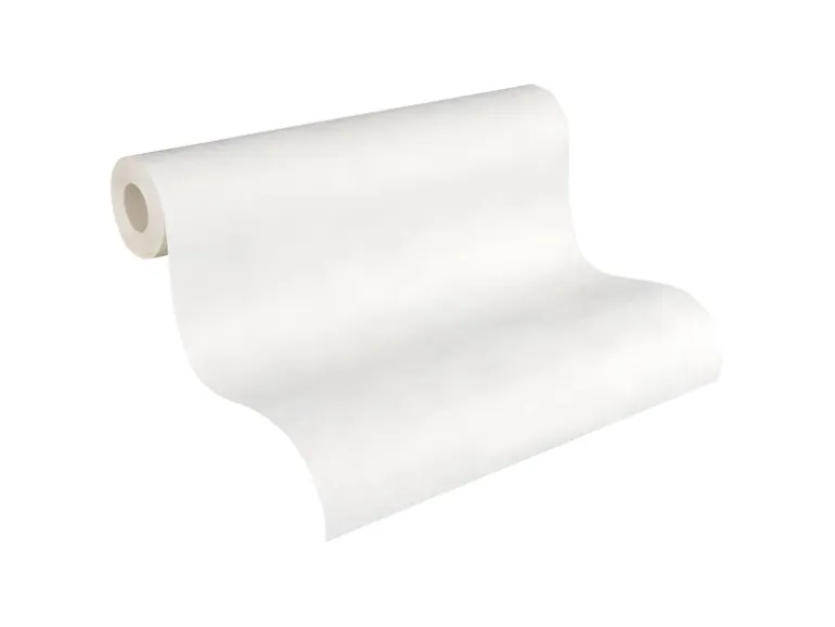 PROFHOME 167613-GU Struktur Tapete Abstrakt Matt Weiß 0,53 m x 10,05 m 5,33 m2 Weiß
