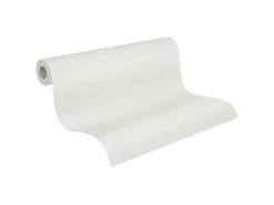 PROFHOME 586513-GU Struktur Tapete Uni Matt Weiß 1,06 m x 25,00 m 26,50 m2 Weiß