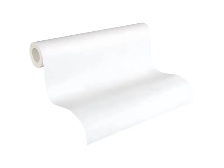 PROFHOME 963413-GU Struktur Tapete Gestreiftes Muster Matt Weiß 0,53 m x 10,05 m 5,33 m2 Weiß
