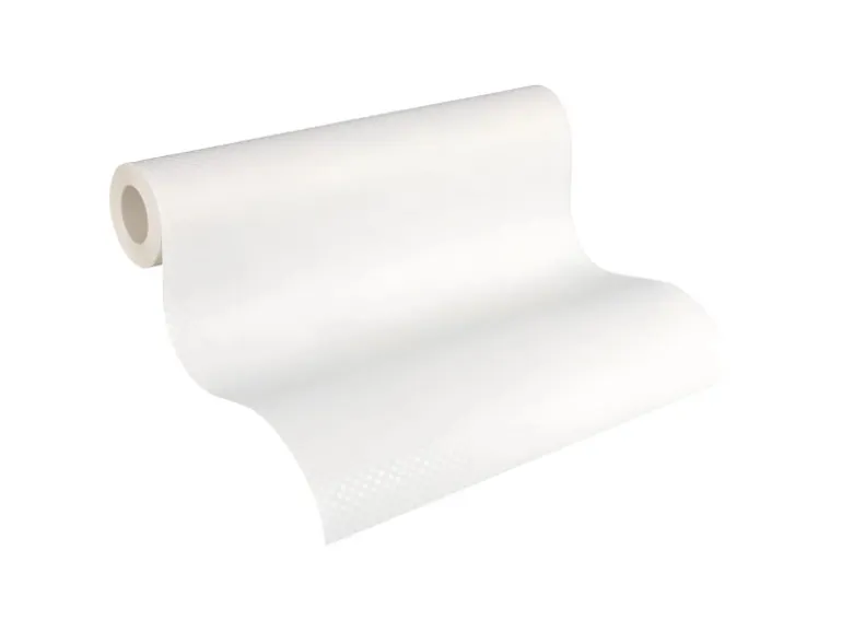 PROFHOME 164919-GU Textiloptik Tapete Struktur Matt Weiß 0,53 m x 10,05 m 5,33 m2 Weiß