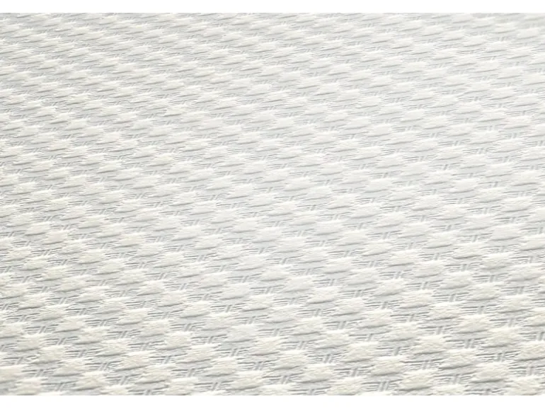 PROFHOME 164919-GU Textiloptik Tapete Struktur Matt Weiß 0,53 m x 10,05 m 5,33 m2 Weiß