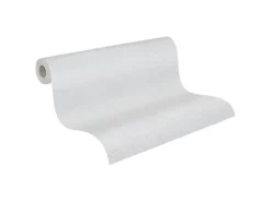 PROFHOME 251312-GU Textiloptik Tapete Struktur Matt Weiß 1,06 m x 25,00 m 26,50 m2 Weiß