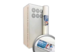 PROFHOME NORMVLIES 150 g Renoviervlies glatte Vliestapete 1 Karton 6 Rollen Weiß 112,5 m2 25,05 m x 0,75 m 18,75 m2 Weiß