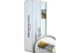 PROFHOME PremiumVlies 150 g Profi-malervlies Renoviervlies Vliestapete Weiß 1 Karton mit 4 Rollen 100 m2 Weiß