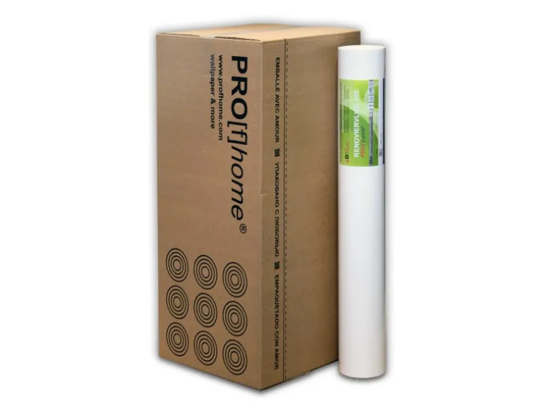 PROFHOME Renoviervlies 150 g Malervlies Saniervlies Vliestapete 1 Karton mit 9 Rollen 168,75 m2 Weiß