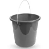ProHome Eimer Inkl. Metallbügel Anthrazit 10 Liter 1er Pack