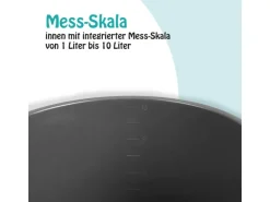 ProHome Eimer Inkl. Metallbügel Anthrazit 10 Liter 1er Pack