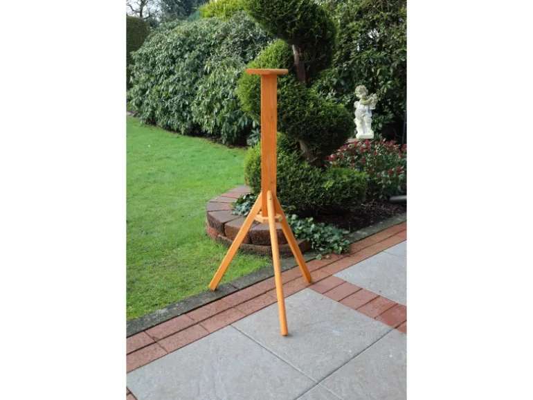 Promadino Standfuß für Vogelhäuser aus Kiefernholz 106 cm Hoch