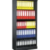 PROREGAL Aktenregal Butterlfy 5 Ordernhöhen HxBxT 195 x 92 x 42 cm Anthrazit