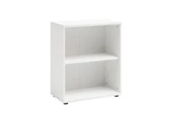 PROREGAL Aktenregal Tiger Small HxBxT 77 x 65 x 34 cm 2 Fächern Weiß