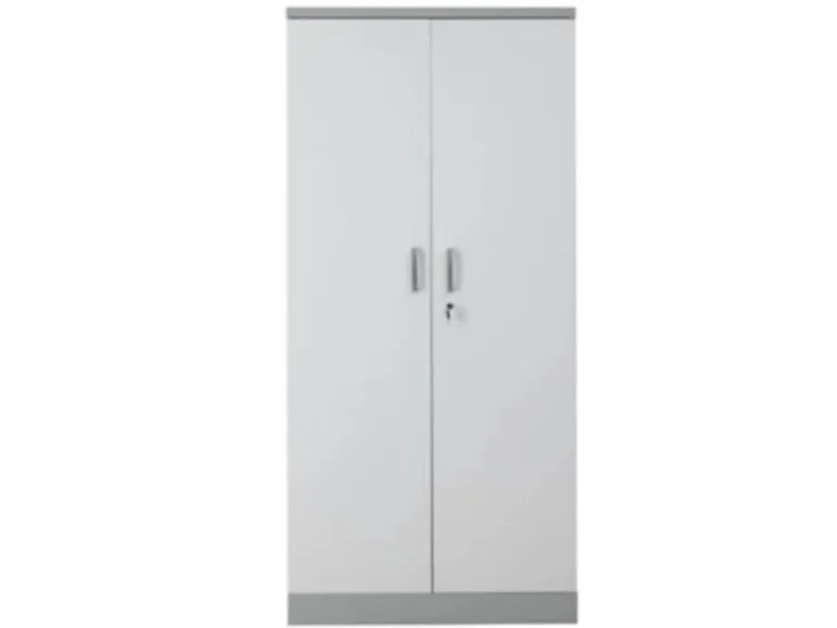 PROREGAL Aktenschrank Beetle 4 Fachböden HxBxT 195 x 92 x 42 cm Grau & Weiß