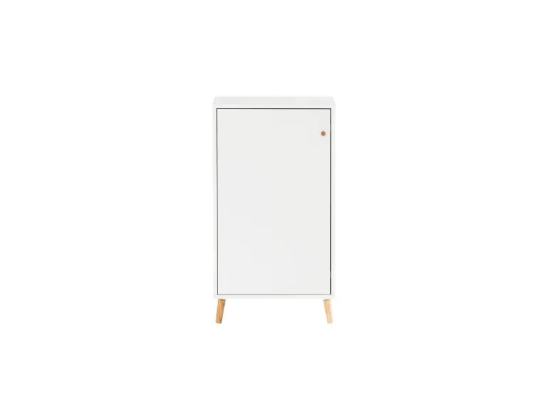 PROREGAL Aktenschrank Jaguar Small HxBxT 92,6 x 51 x 41 cm 2 Fächern & 1 Flügeltür Weiß
