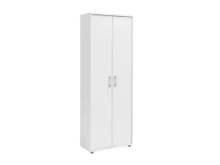 PROREGAL Aktenschrank Tiger XL HxBxT 182 x 65 x 34 cm 5 Fächern & 2 Flügeltüren Weiß