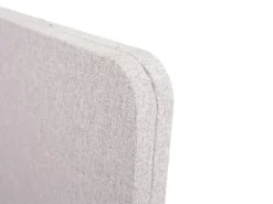 Proregal Akustik-Tischtrennwand HxBxT 60x65x2 cm Doppelwandig Stoff Grau Büro-Sichtschutz Schreibtisch Pinnwand