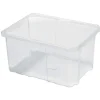 PROREGAL Aufbewahrungsbox Transparent HxBxT 20x40x30cm 22 Liter