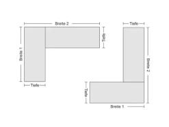 PROREGAL Eckregal Stecksystem T-Profil HxBxT 300 x 100 x 40 cm 7 Ebenen Traglast 124 kg Verzinkt