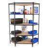 PROREGAL Eckregal Muli HxBxT 180 x 90 x 30 cm 5 Fachböden Fachlast 200 kg Anthrazit